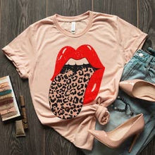 Load image into Gallery viewer, Leopard Rocker T-shirt