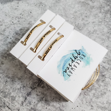 Load image into Gallery viewer, NOT TODAY SATAN Skinny Cuff Adjustable Bracelet