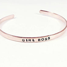 Load image into Gallery viewer, GIRL BOSS Skinny Cuff Adjustable Bracelet