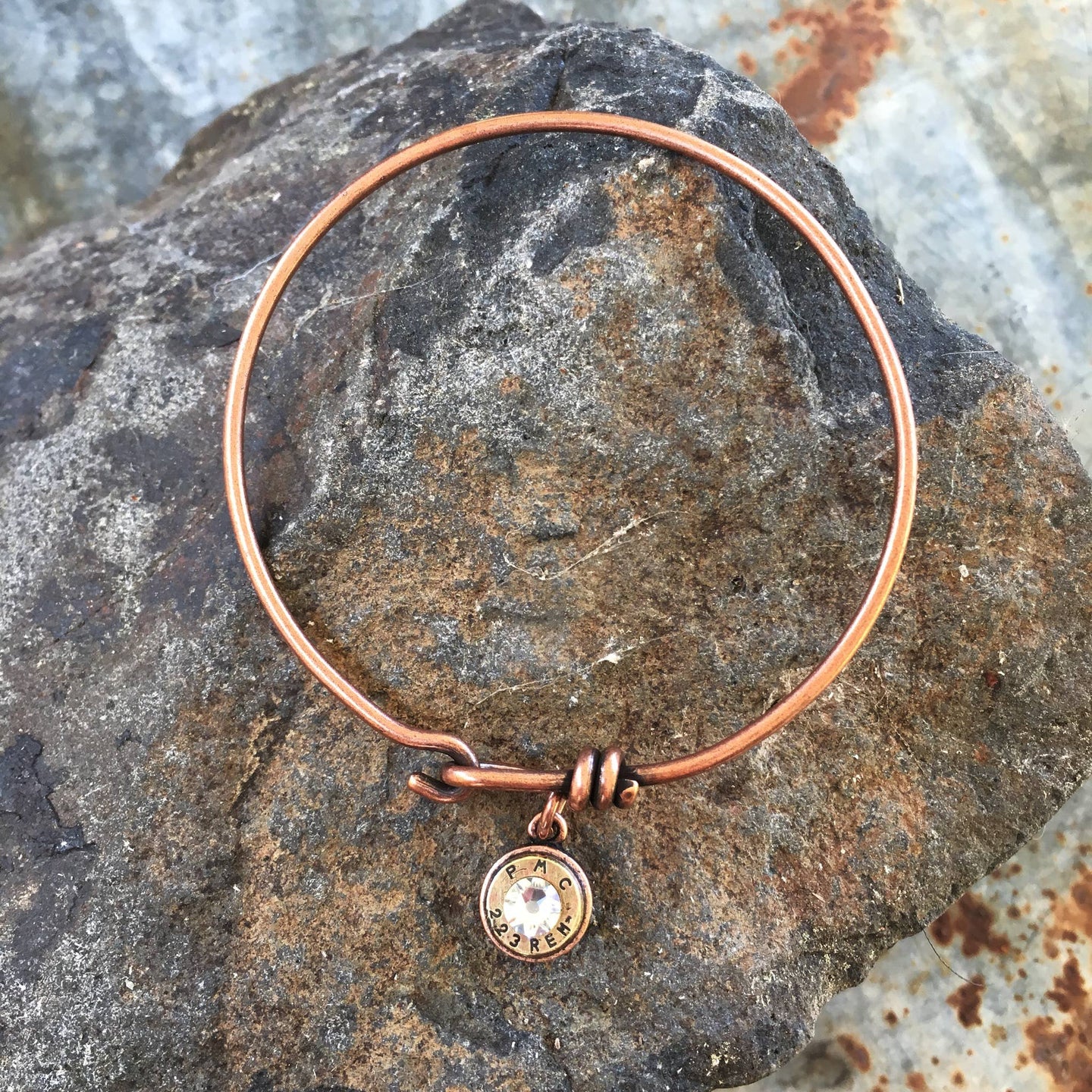 Buffalo Girls Salvage - Bullet Bangle Bracelet - Copper or Bronze