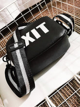 Load image into Gallery viewer, EXIT Crossbody Bag-Black
