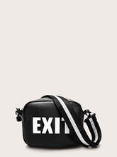 Load image into Gallery viewer, EXIT Crossbody Bag-Black
