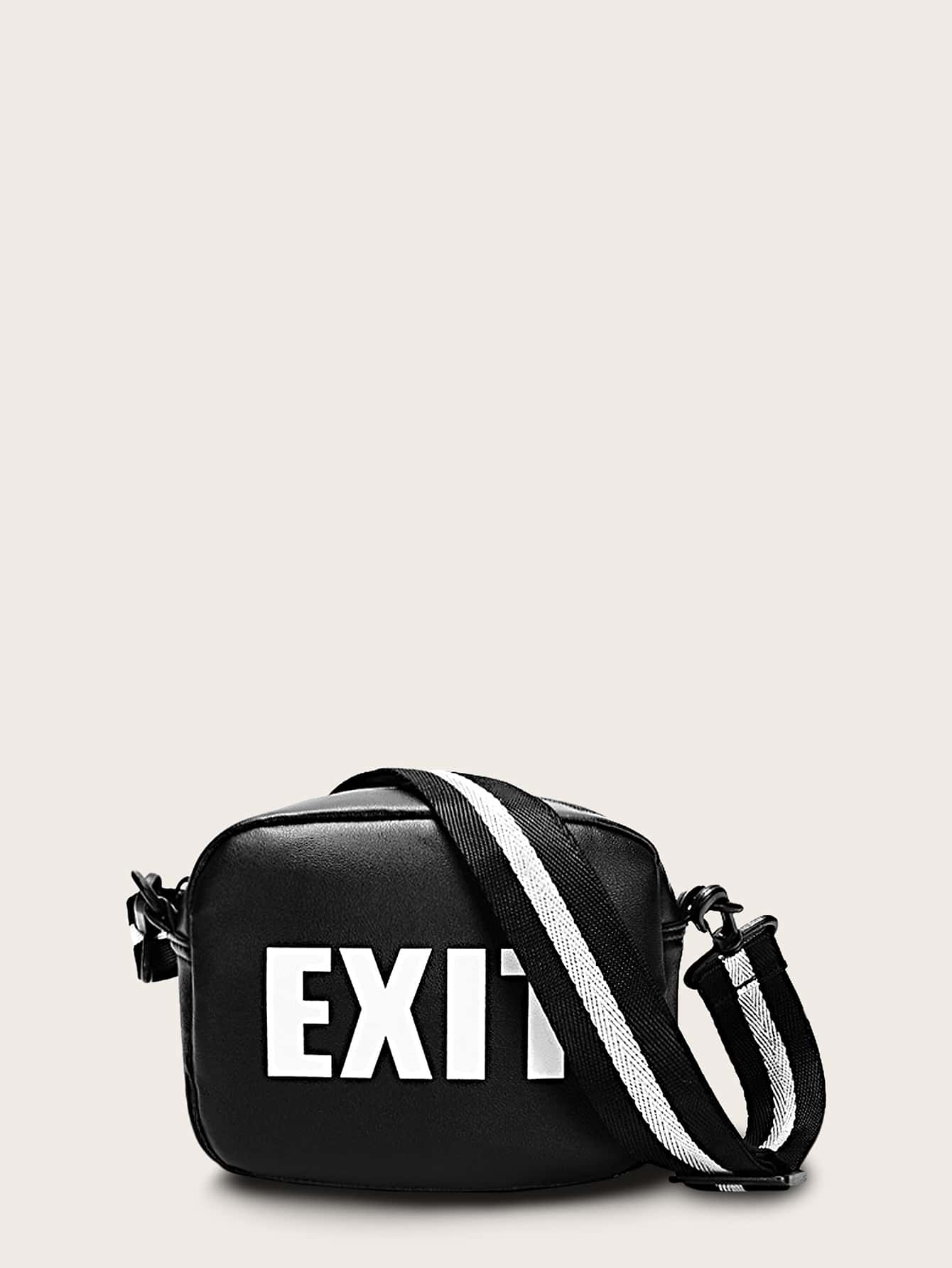 EXIT Crossbody Bag-Black