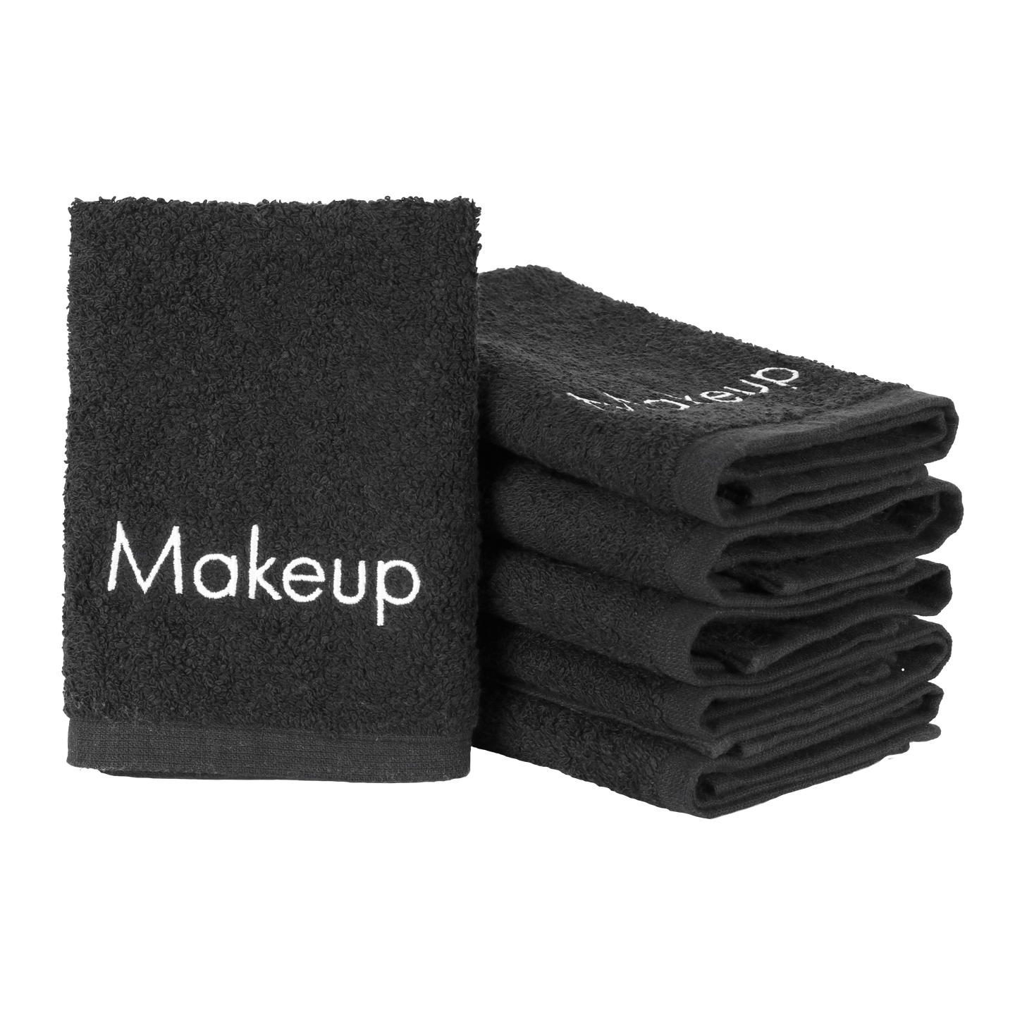 Makeup Remover Towels - 13 x 13 Black Washcloth