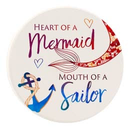 Heart Of A Mermaid - Car Coaster