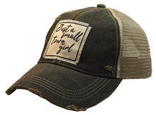 Load image into Gallery viewer, Just A Small Town Girl Distressed Trucker Cap
