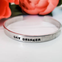 Load image into Gallery viewer, DAY DRINKER Adjustable Stacking Cuff Bracelet
