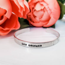 Load image into Gallery viewer, DAY DRINKER Adjustable Stacking Cuff Bracelet
